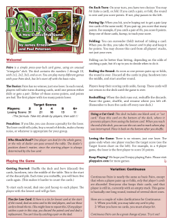 A New Classic Pub Game by James Ernest and Paul Peterson
