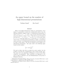 An upper bound on the number of high