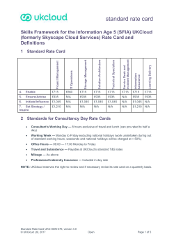 Skyscape Rate Card and Definitions