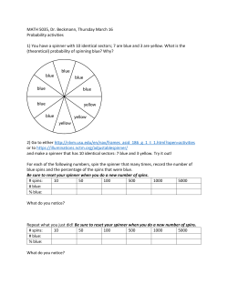 Probability activities