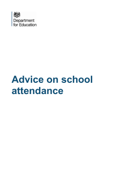 School Attendance - Department for Education