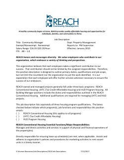 REACH Community Development, Inc.