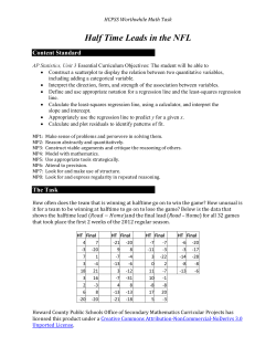Follow-Up Questions - Howard County Public School System