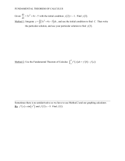 calculus - Humble ISD