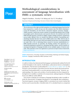 Methodological considerations in assessment of language