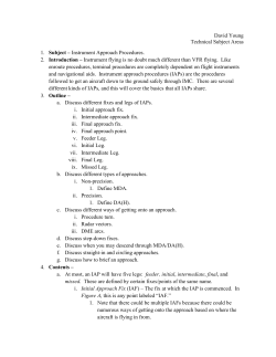 IAPs - Leading Edge Flying Club