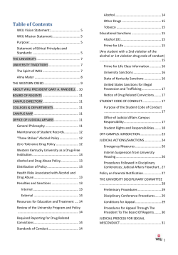 student code of conduct