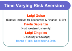 Nuove strategie di investimento per le famiglie?