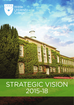 Strategic Vision - Writtle University College