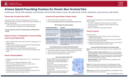 Arizona Opioid Prescribing Practices for Chronic Non
