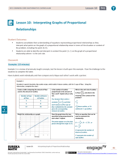 Grade 7 Mathematics Module 1, Topic B, Lesson 10