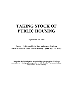 the public housing problem