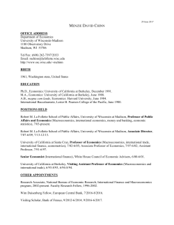 MENZIE DAVID CHINN OFFICE ADDRESS Department of