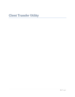 Client Transfer Utility