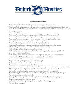 Game Operations Intern