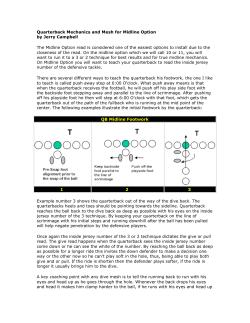 Quarterback Mechanics and Mesh for Midline Option