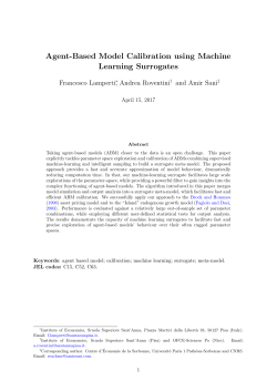 Agent-Based Model Calibration using Machine Learning
