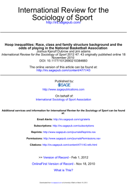 Hoop inequalities: Race, class and family structure background and