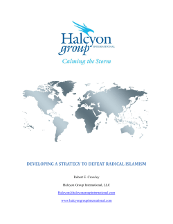 developing a strategy to defeat radical islamism