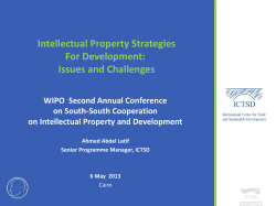 Roundtable on IP strategies (Ahmed Abdel Latif)