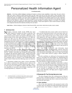Personalized Health Information Agent