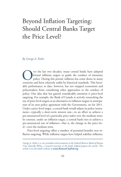 Beyond Inflation Targeting: Should Central Banks Target the Price