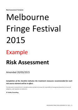 Risk Assessment Template