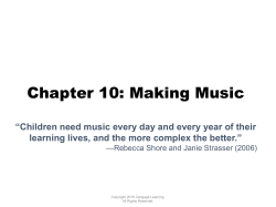 Music is organized sound.