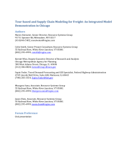 Tour-based and Supply Chain Modeling for Freight: An Integrated