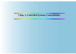 Kalman`s controllability matrix