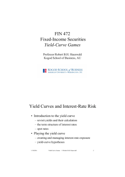 FIN 472 Fixed-Income Securities Yield