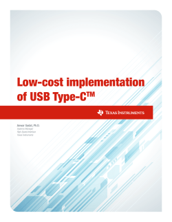 Low-cost implementation of USB Type-C