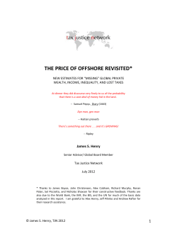 The Price Of Offshore Revisited
