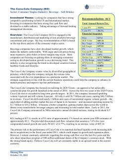 KO Full Report - Student Managed Fund