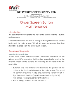 Order Screen Button Maintenance 151208