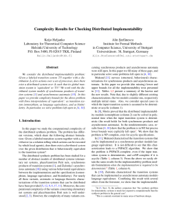 Complexity Results for Checking Distributed Implementability