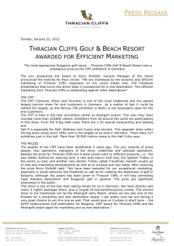 2012-01-22 press release EN CMT Award