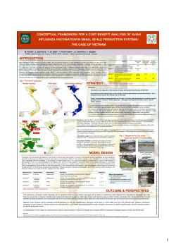 Poster_CBA methodo verone3 - Flutrop CIRAD Avian Influenza
