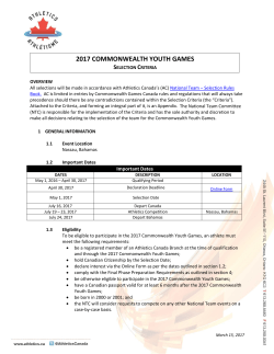 2017 commonwealth youth games