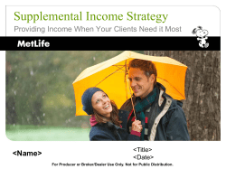 tax-free withdrawals and supplement a client`s income