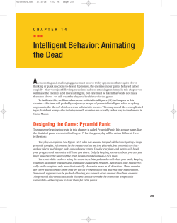Intelligent Behavior: Animating the Dead