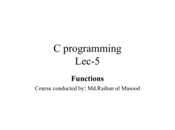 Functions - Macrosoft BD