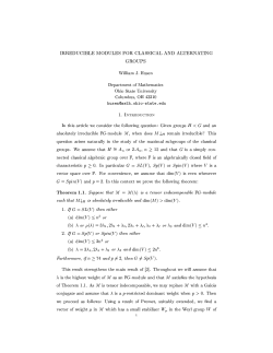 Irreducible Modules for Classical and Alternating Groups.