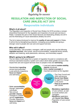 Handout &ndash; Responsible Individuals