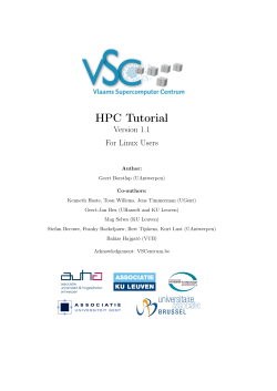 HPC Tutorial