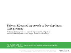 Sample - Info-Tech Research Group