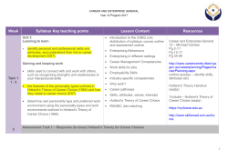 2017 Year 12 Career and Enterprise General Program