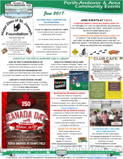 June COE retake - Village of Perth