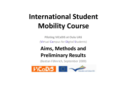 International Student Mobility