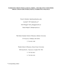 Implications for international marketing strategy